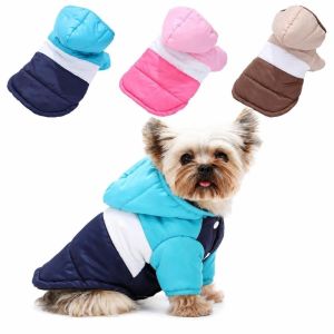 INNEED Đậm đặc Áo khoác cho chó cưng Ấm áp Chống gió Áo khoác cho chó con Thời trang Áo khoác hoodie cho chó Mùa đông