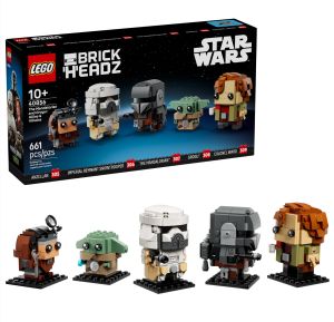 [BrickStory] LEGO Star Wars The Mandalorian and Grogu: Allies & Villains Brickheadz (40856)(661 Pieces)