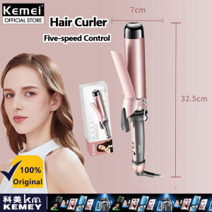 Kemei KM-1717 Professional Hair Curler Curling Iron For Hair Waving Women Style Tool Extra Negative Ion Constant Temperature Hair Care