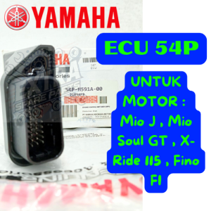 ECU 54P ASLI YAMAHA YGP PRESISI MIO JSOUL GT 115FINO FI 115cc-113cc&X-RIDE KUALITAS ASLI 100% ORI.