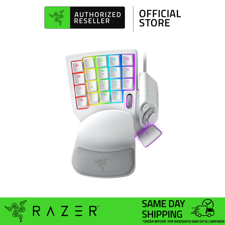 Razer Tartarus Pro Mercury White - Analog Switch PC Gaming Keypad