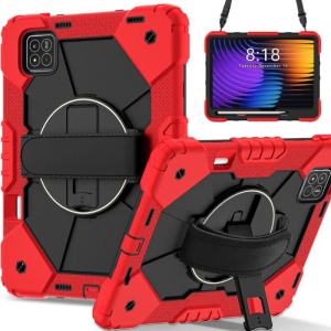 2024เคสสำหรับแผ่น Xiaomi 7 Pad7 Pro 11.2นิ้วซิลิโคนที่ปลอดภัยเด็ก + พีซี Tali Bahu กันกระแทกฝาครอบแท็บเล็ต