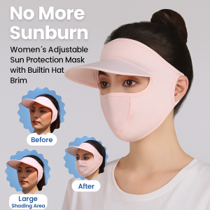 Thin summer masks Shade breathable face mask washable ice silk mask women summer sun maskS