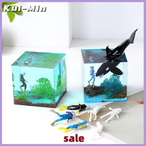 Kui-Min Diver 3D Micro Landscape Mini Resin Filling Charm Resin Jewelry Making Supplies Silicone Mold Filling Accessories For DIY Resin Crafts