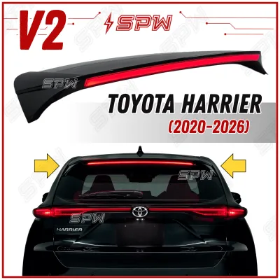 Toyota Harrier XU80 (2020-2026) Z-Spec Convert Spoiler 3rd Third Brake Light LED Running Signal Dynamic LED PNP Top Spoiler Rear Spoiler Lip Wing Tip 2020 2021 2022 2023 2024 2025 2026