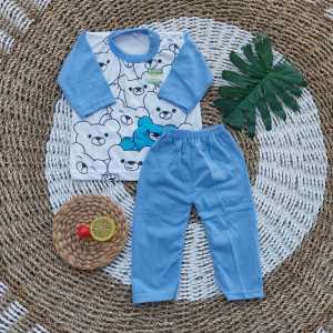 baju celana bayi Panda setelan bayi 0-12 bulan
