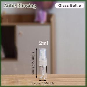 Aolie Rõ ràng Mini Nước hoa chai thủy tinh Rỗng Mỹ phẩm chai mẫu thử nghiệm Ống mỏng lọ thủy tinh 2ml 3ml 5ml 10ml