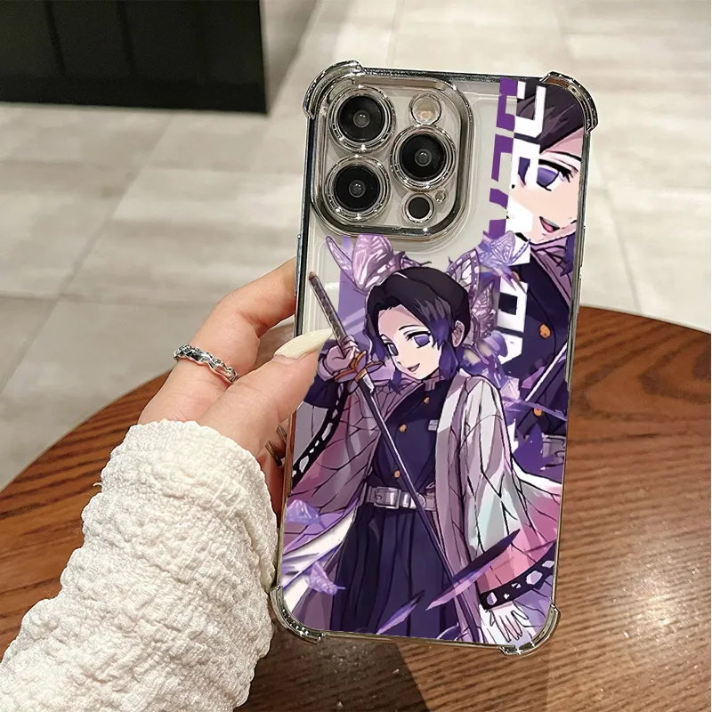 2 Custodie Anime Per Xiaomi Redmi Note 11 Pro 2022 (4G/5G) - Tanjirou E Nezuko - Cover TPU Morbida Trasparente