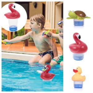 SEKINEW Turtle Pool Chlorine Floater Dispensers PVC Flamingo Chlorine Tablets Turtle Floater Pool Water Applicator Safe Swimming Pool Dispenser Swimming Pool