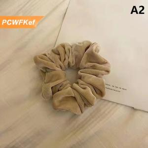 【PCWFKef】 Cổ Điển Nhung Scrunchie Cô Gái Tóc Đuôi Ngựa Chủ Lớn Đàn Hồi Cao Su Tóc Sợi Dây Thừng Phụ Nữ Tóc Tie Mềm Mũ Nón Thời Trang Tóc Phụ Kiện