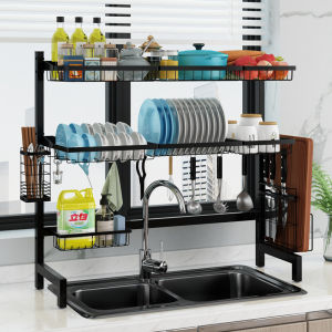 Lefang Full Set Dish Drying Rack The Sink Large Dish Rack Drainer Kitchen Organization Storage Space Save Shelf Holder