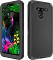 Asuwish Phone Case for LG G8 ThinQ Cell Cover Hybrid Rugged Shockproof Hard Drop Proof Full Body Slim Heavy Duty Mobile Accessories LGG8 Thin Q G 8 LG8 G8thinq LGG8thinq 8G Women Men Blue. 