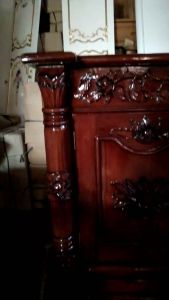 BUFET MEJA TV JATI MMODERN UKIR AHLI ELEGAND BERKUALITAS