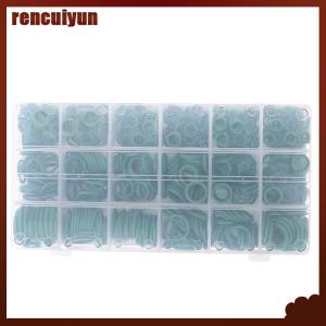 rencuiyun 530Pcs Seal O-ring R134a Repair Car Air Conditioning Rubber Sealant Box Set