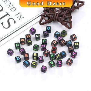 J.D. ลูกปัดอะคริลิค ลูกปัดตกแต่ง ภาษาอังกฤษ ทำพวงกุญแจ งาน DIY Bracelet