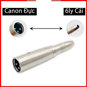 Đầu chuyển đổi Canon XLR Đực ra lỗ 6ly