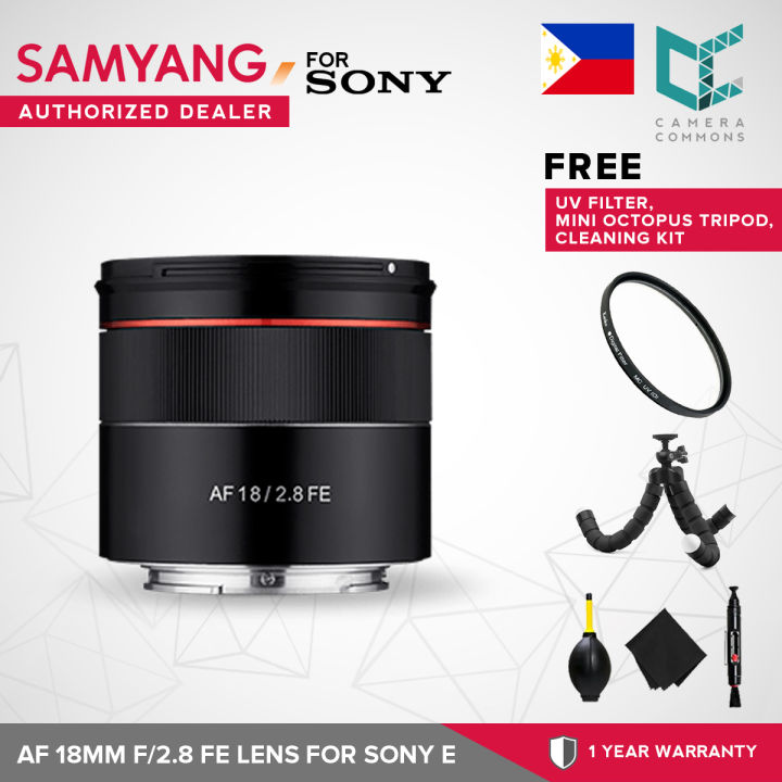 Samyang AF 18mm FE Lens for Sony E Sony E-Mount Wide-Angle