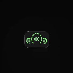 7ZL YD03 หูฟังบลูทูธไร้สาย หูฟังสำหรับกีฬากลางแจ้ง 5.3 พร้อมกล่องชาร์จ จอแสดงผล ควบคุมแบบสัมผัส หูฟังสำหรับฟังเพลง