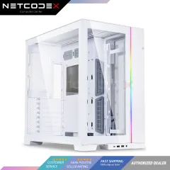 LIAN LI LANCOOL 216RW White 2x 160mm ARGB Fans Included Steel Tempered  Glass ATX Mid Tower Computer Case