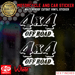 4X4 for Hi-Lux High Quality Cutout Sticker 2pcs 12inches Length