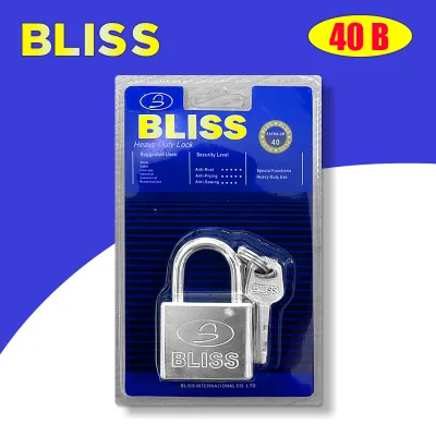 BLISS กุญแจ กุญแจขนาด อเนกประสงค์ ตัวล็อกตู้เสื้อผ้า ขนาด 30 มม. 40 มม. 50 มม. 60 มม. สีเงิน สีทอง คุณภาพดี กุญแจ 3ดอก
