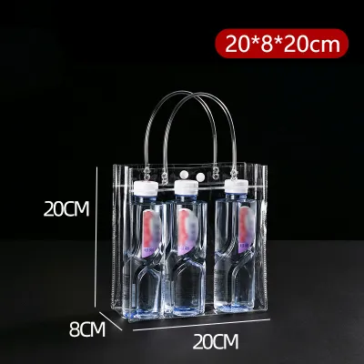 VINTLOOK Túi xách PVC trong suốt túi đóng gói quà tặng túi đi kèm đa đặc điểm kỹ thuật uống đóng gói túi PVC trong suốt Túi Quà Tặng