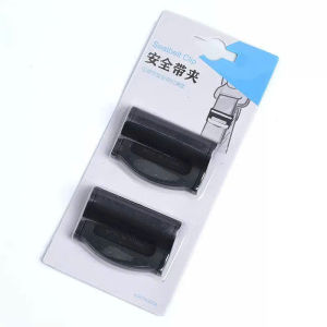 Set 2 kẹp dây đai an toàn xe ô tô bằng nhựa có thể điều chỉnh vị trí Kẹp dây đai an toàn xe hơi