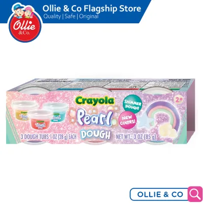 Crayola Silly Scents 3 pack 1oz Pearl Dough Tubs Children Toys Gift for Kids ages 3 years and above