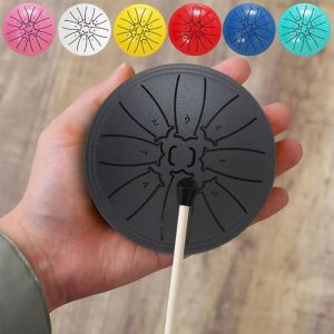 COSTA Ethereal Sound Steel Tongue Drum Set Multicolour 4 Inch 8 Notes Ethereal Drum Musical Toy Portable Sound Healing Instruments Camping