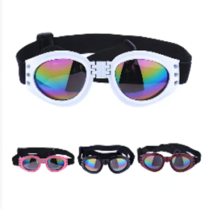 EasyMoGo 5 Colors Foldable Pet Dog Glasses Medium Large Dog Pet Glasses Pet Eyewear Waterproof Dog Protection Goggles Uv Sunglasses