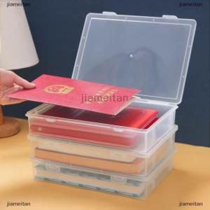 [COD] jiameitan Plastic File Storage Box Organization Transparent Square Storage Box A4 Organization Box Desktop Dust-proof Storage Box