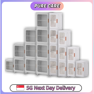 【Pure Care】 Narrow Slot Foldable Cabinet/Plastic Storage Drawers/Home Organizer/Stackable Transparent Storage