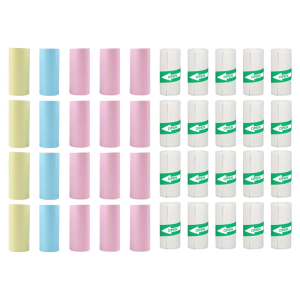 20Roll Thermals Sticker Paper 57x25mm Most Mini Printer SelfAdhesive Labels BPAFree Waterproof for Art Craft Home