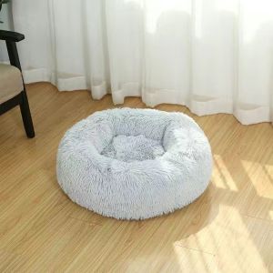 Super Soft Comfortable Pet Donut Bed Plush Fleece Washable Pad sofa Cuddler Round Kennel Ultra Soft For Dogs And Cats