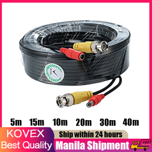 KOVEX 5M 10M 15M 20M 30M 40M BNC RG59 Video Power Siamese Security Cable Camera CCTV Camera COD