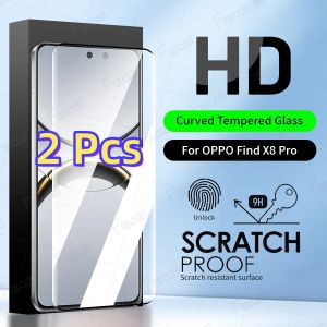 Bảo Vệ Màn Hình Cong Cho OPPO Find X5 X3 X2 X Pro Reno 3 4 6 5 8T 10 11 12 13 F Pro 5G Kính Cường Lực HD Clear View Film Kính Bảo Vệ Chống Trầy Xước Độ Cứng 9H Chống Trầy Xước