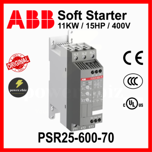 ABB SOFTSTARTER PSR25-600-70 11KW / 15HP / 400V Soft Starter (1SFA896108R7000)