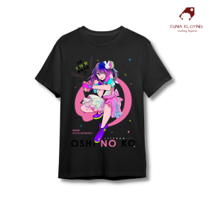 Baju Kaos Tshirt Anime Anak Dewasa BIG SIZE OSHI NO KO Aichan lucu 30s