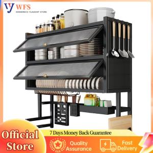 【Flagship】 Double Layer Kitchen Sink Storage Rack Bowl Storage Organizer Space Saving Draining Shelf Cutlery Holder