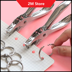 Kìm Bấm Lỗ Giấy Refill Dụng Cụ Bấm Lỗ Giấy Đơn Làm Sổ Còng Sổ Tiện Dụng Đầu 6mm