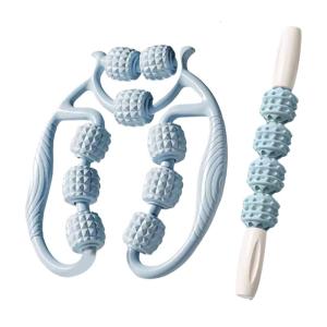 Fitness Muscle Relaxing Massage Stick Handheld Muscle Roller Leg Muscle Relaxation Roller Fitness Exercise Tool