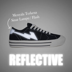 BARLIN - Sepatu Menyala Reflective Sneakers Pria Wanita