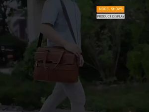 JEEP SPIRIT 1941 ESTD Business Briefcase Leather High Quality Mens Office Bag Casual Suitable for 14 inch Laptop Case