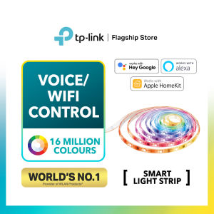TP-Link Apple HomeKit LED Smart WiFi Light Strip RGB Million Color& Effects Running Lights (Support Remote/Voice Control) Tapo L930-5