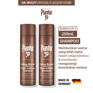 Plantur 39 Brown Phyto-Caffeine Shampoo - Twin Pack (2 pcs) - Meningkatkan Warna Coklat Mengurangi Kerontokan Rambut pada Wanita
