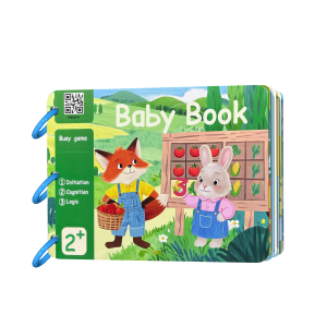 Interactive Animal Tales Soft Board Book for Toddlers - Educational Learning Toy