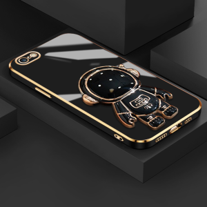 Casing Ponsel untuk iPhone X Xr Xs Max 6 Plus 6s Plus 7 Plus 8 Plus Case With Cartoon Gloomy Bear Shockproof Phone Case Side Edge Square Original Soft Luxury Plating Pattern Casing Full Back Cover Camera Protection Cases