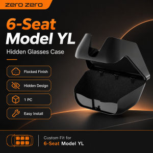 For Tesla Juniper Model Y YL Sunglasses Holder Glasses Case Sun Visor Clip Organizer 2025 2026 Accessories Zero zero