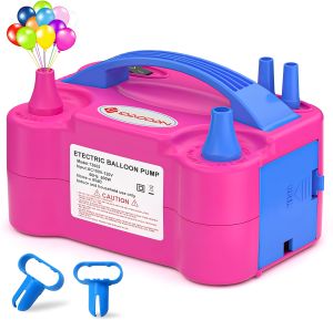 Professional 600W Balloon Inflator Machine Dual Nozzle Electric Air Pump for Fast Effortless Balloon Filling at Events