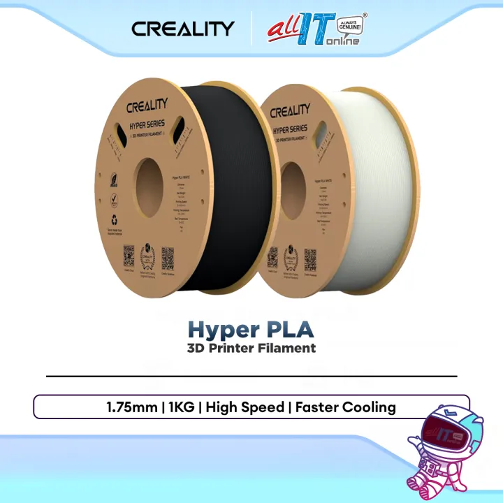 Creality Hyper PLA Filament 1KG 1.75mm High Speed Smooth Printing for 3D Printer Low Warp High Precision